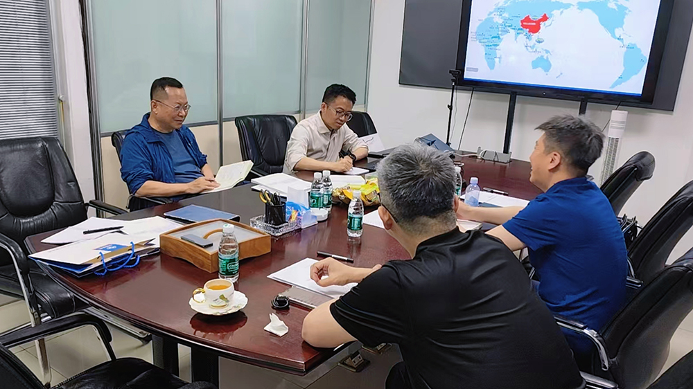 中交一公局莅临网格天地调研三维地质建模技术